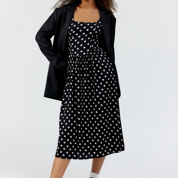 Lydia Polka Dot MIDI Dress - Picture 1 of 7